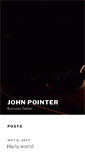 Mobile Screenshot of johnpointer.com